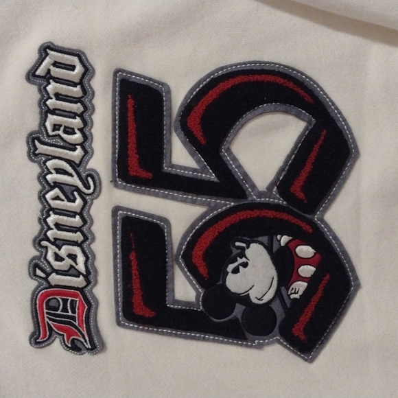 DISNEY Mickey COLLECTORS 55 Anniversary ZipUp Hoodie w 3D Logo on Back!! - Picture 5 of 11